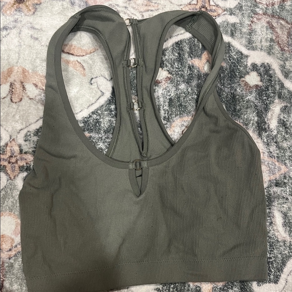 Aerie Olive Green Tank Top